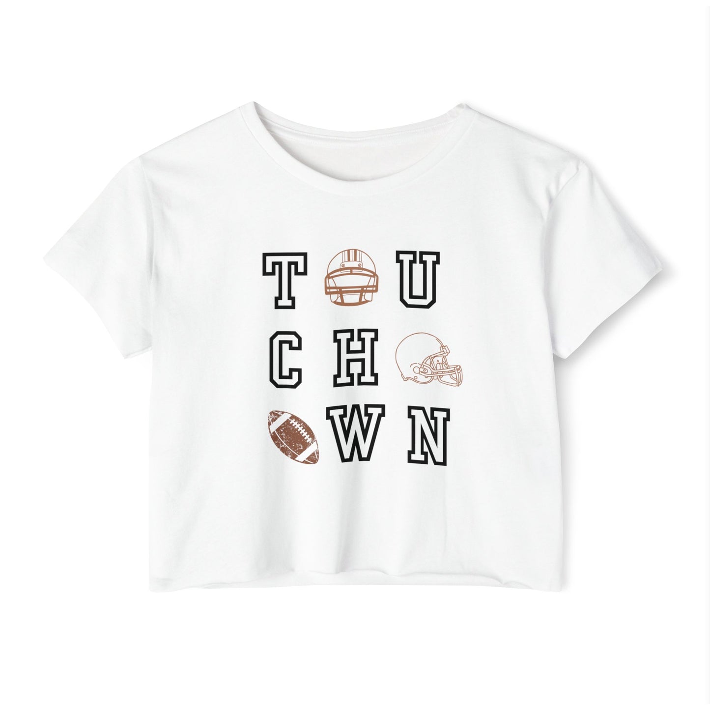 Women's Touchdown Crop Shirt