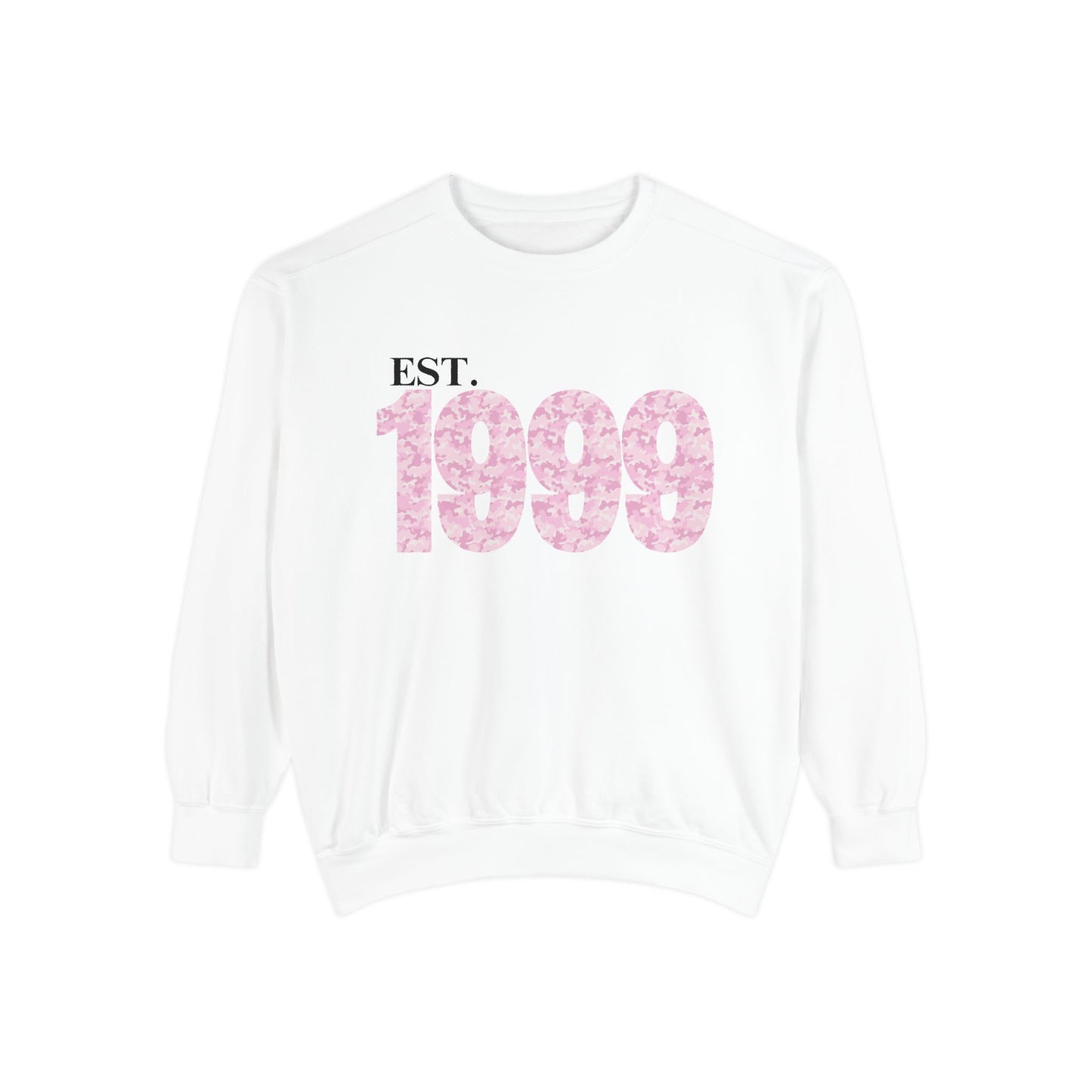 Unisex Est. Birth Year Camo Sweatshirt