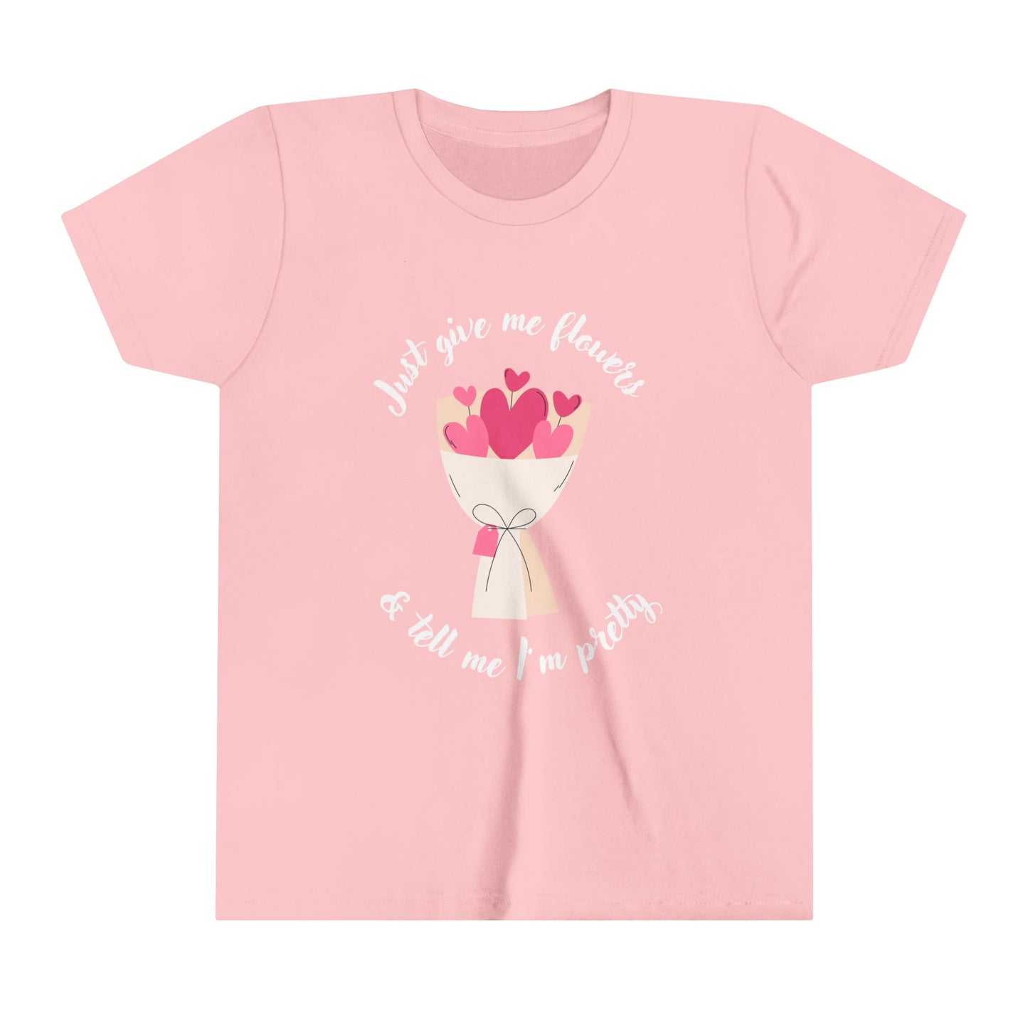 Women's "Just give me flowers" Valentines Day Shirt