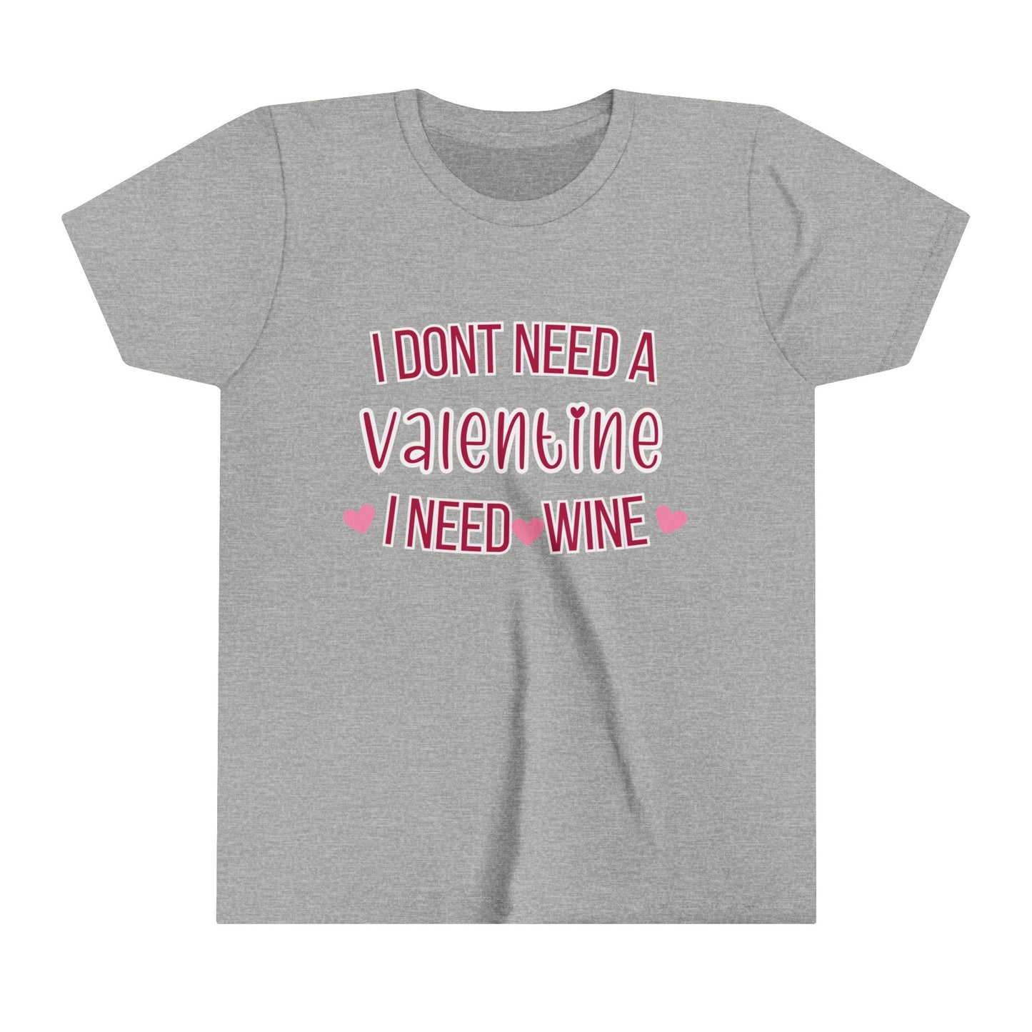 Womens "I Need Wine" Valentine's Day Shirt