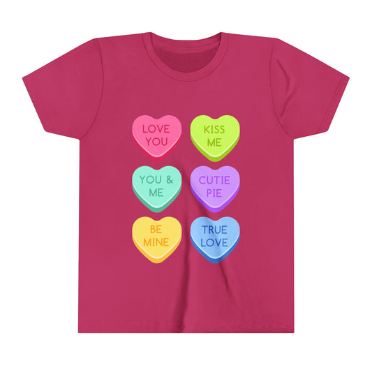 Womens Candy Hearts Valentine's Day Shirt