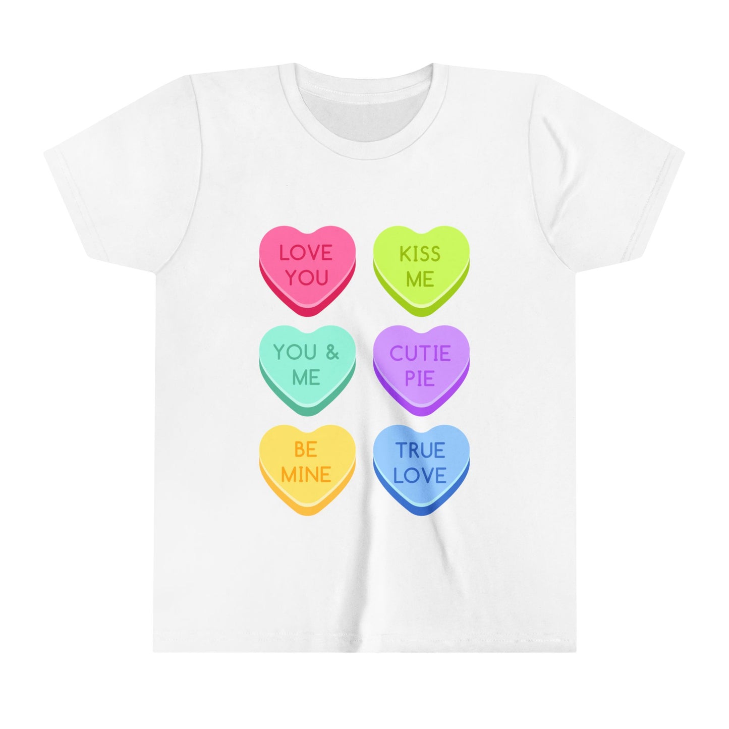 Womens Candy Hearts Valentine's Day Shirt